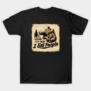 I Eat People - Distressed T-Shirt